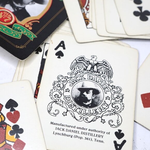 Jack Daniels 1994 Playing Cards  Retro Card Deck Poker Rummy Solitaire Gangster - Picture 8 of 13